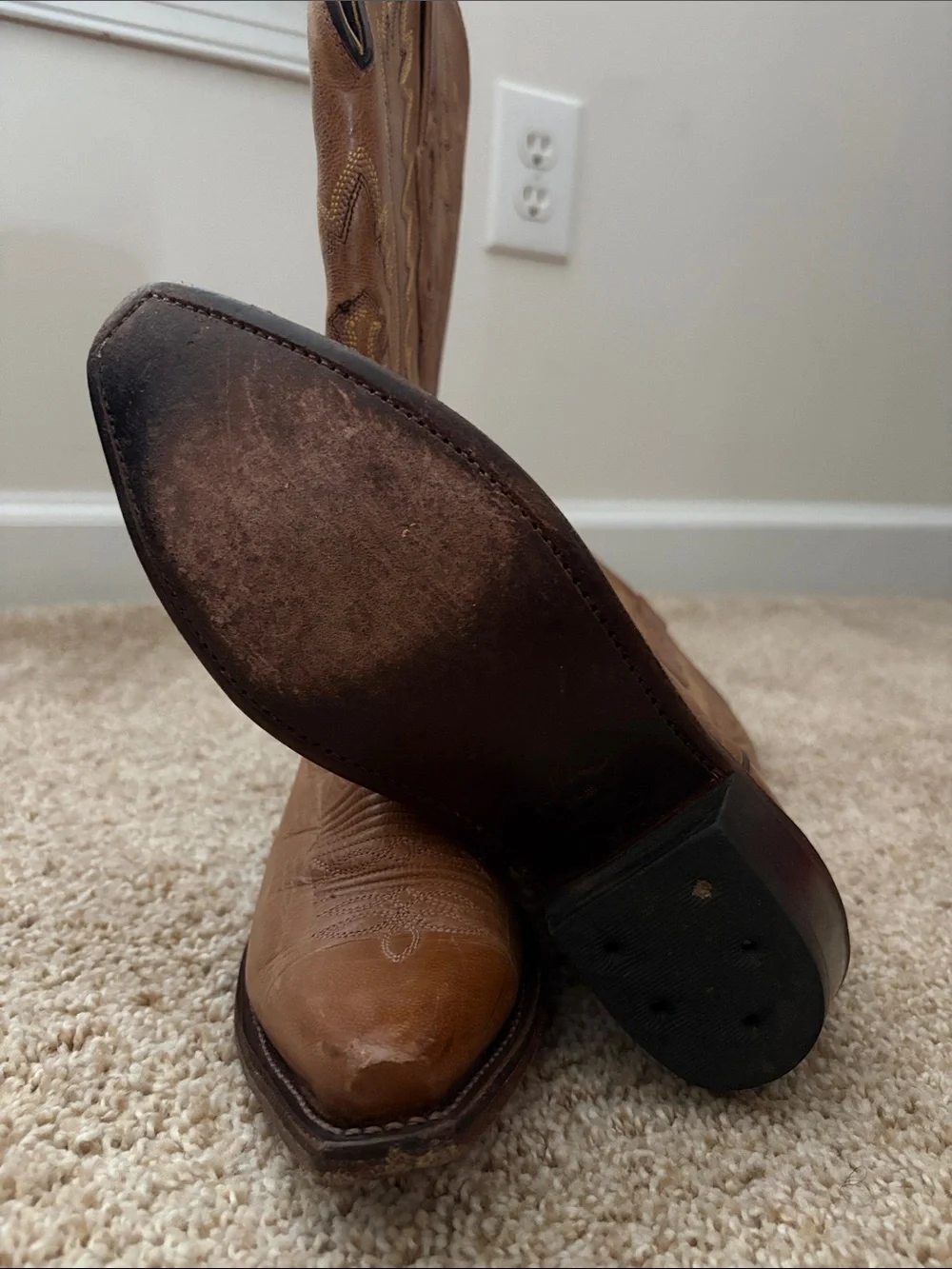 Classic Brown Kids' Western Boots - Youth Cowboy Style